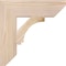 Ekena Millwork Imperial Slat Smooth Bracket, Douglas Fir, 3 1/2"W x 14"D x 14"H BKT04X14X14IMP06SDF - alternate 3